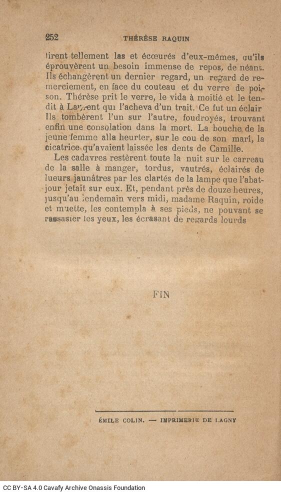 17 x 10 εκ. 6 σ. χ.α. + 252 σ., όπου στο εξώφυλλο η τιμή του βιβλίου “60 centimes”. �